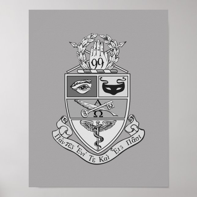 Kappa Psi-vapen Poster (Framsidan)
