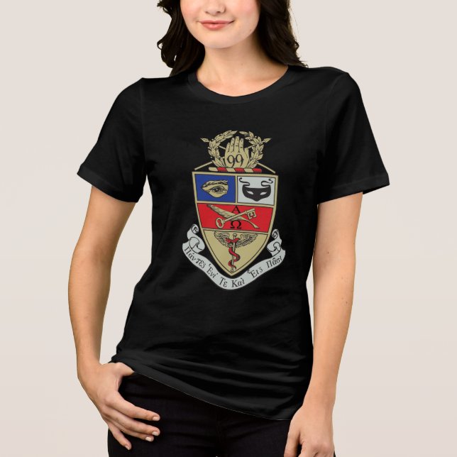 Kappa Psi-vapen T Shirt (Framsida)
