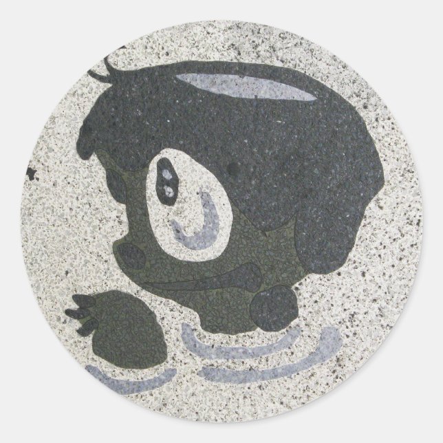 Kappabashi Runt Klistermärke (Framsida)