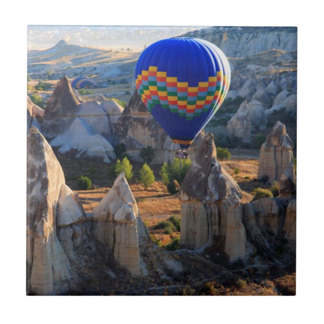 Kappadokien, Goreme | Varmt luftballong Kakelplatta (Framsidan)