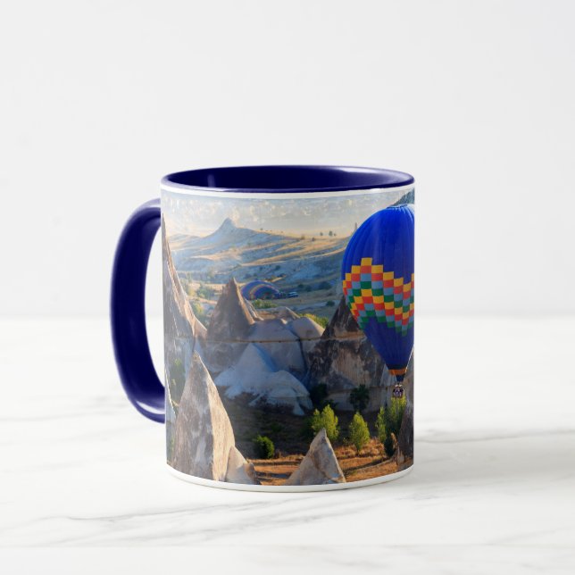 Kappadokien, Goreme | Varmt luftballong Mugg (Framsida vänster)