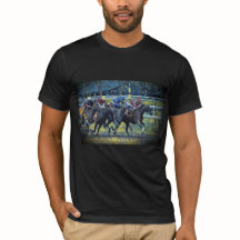 KAPPLOPNING VID SARATOGA Målning (T-Shirt)