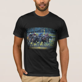 KAPPLOPNING VID SARATOGA Målning (T-Shirt) T Shirt