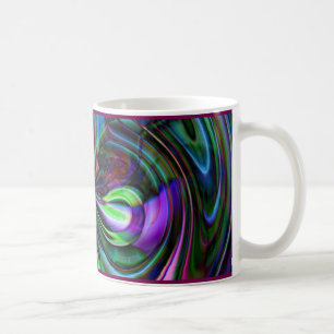 Käppmagiabstrakt - Fractalmugg Kaffemugg