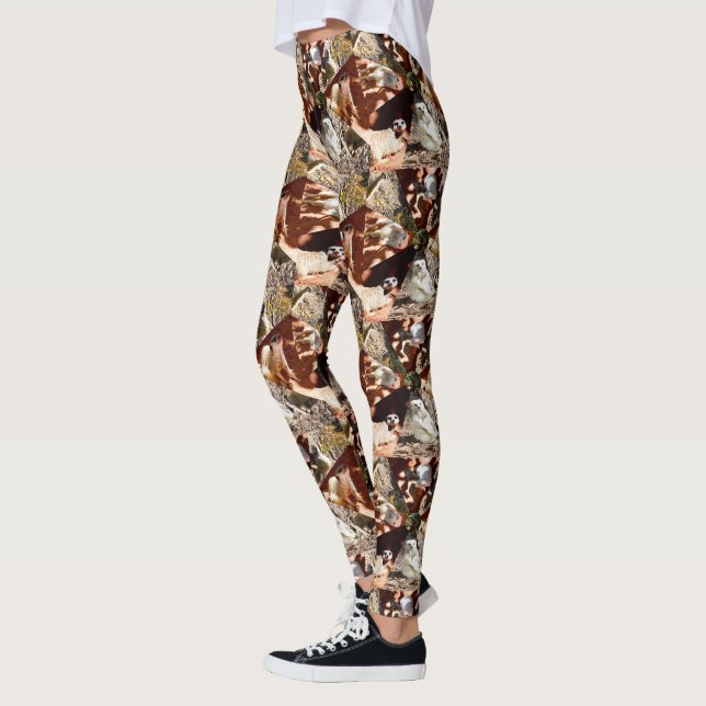 Kappor i trianglar, Dam Leggings (Vänster)