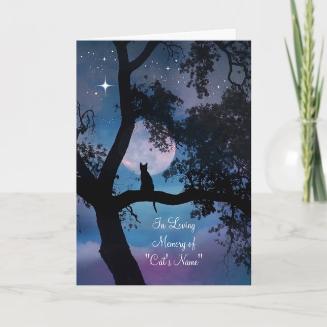 Kappsympatier, Anpassat Namn för Katt, Sympatikort Kort (Framsida)