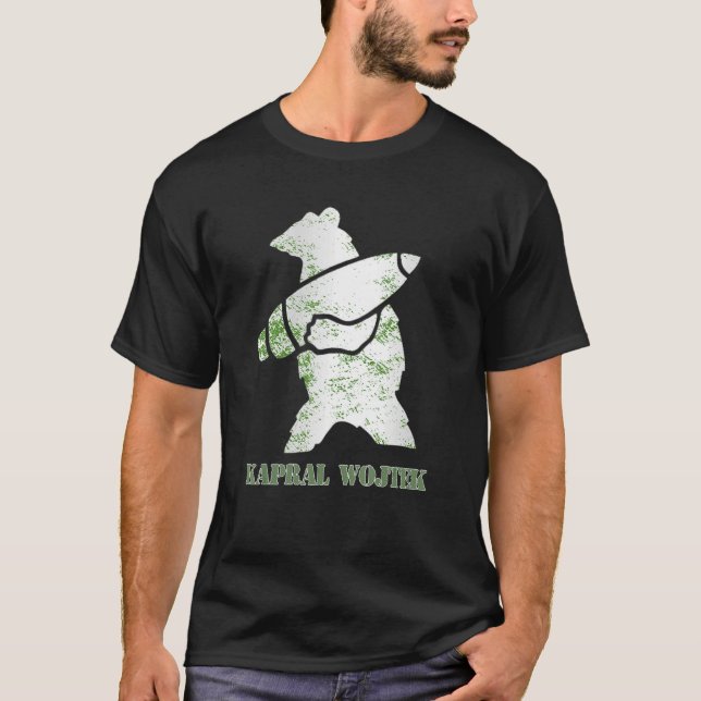 Kapral Wojtek, Bear Wojtek Polska Bear T Shirt (Framsida)