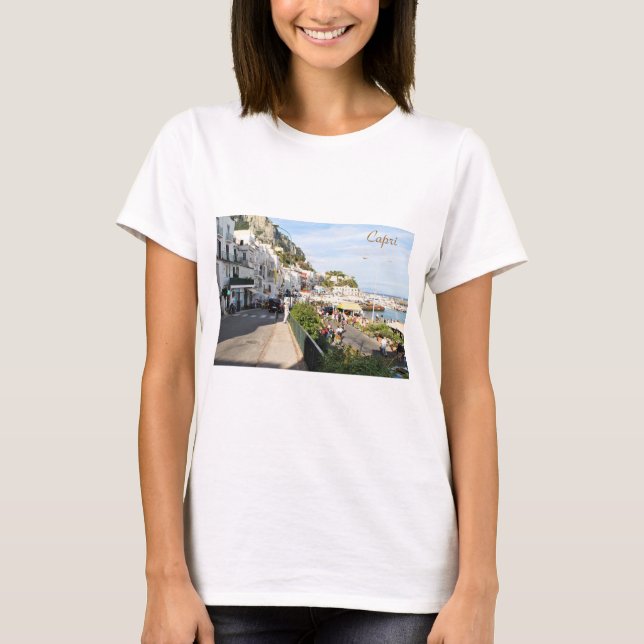 Kapri, Italien, fotografi, t-shirt (Framsida)