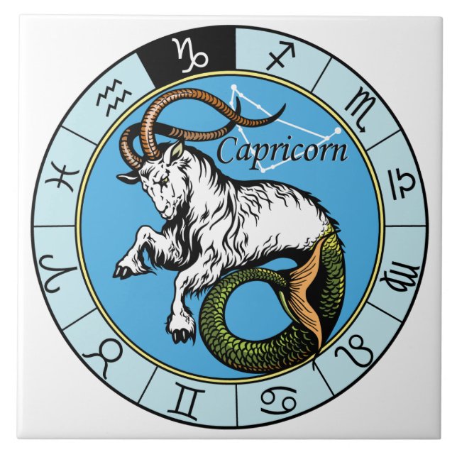 kapricorn kakelplatta (Framsidan)