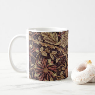 Kaprifol av William Morris, Trädgårdsblommor Konst Kaffemugg