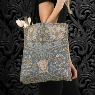 Kaprifol av William Morris, Vintage blommor konst Tygkasse
