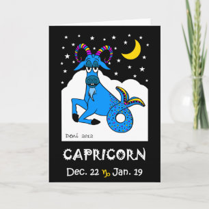 KAPRIKORN - ZODIAC-ÖVERFÖRINGSKORT KORT