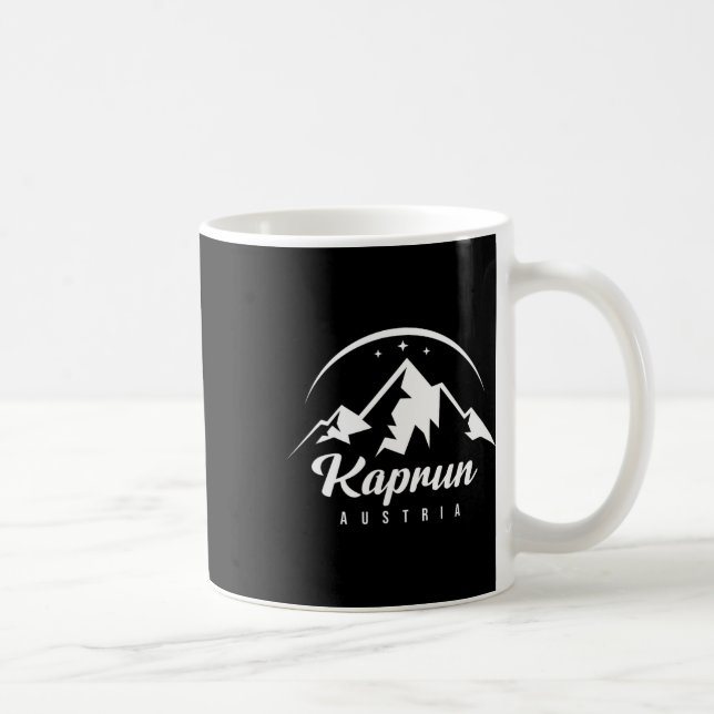 Kaprun Austria Ski Resort Skiing Snowboarding Souv Kaffemugg (Höger)