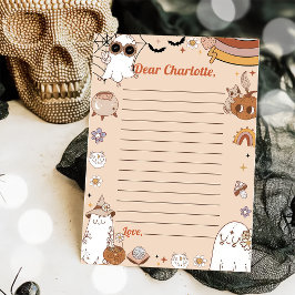 Kapsel för halloween fest Cute Ghost Time Capsule  Tack Kort