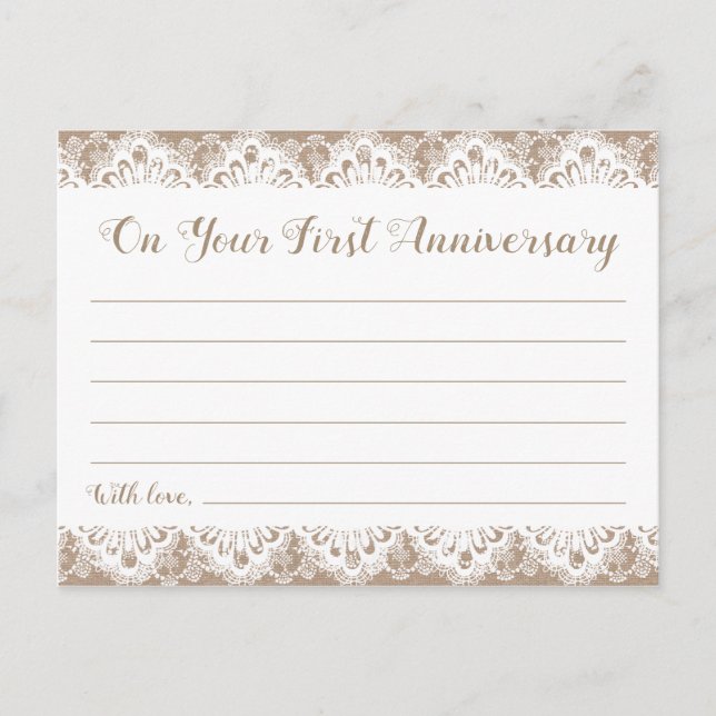 Kapsel för Snöre och efterkontroll, Rustic Vykort (Framsida)