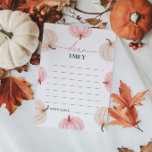 Kapsel-kort för första födelsedag inbjudningar<br><div class="desc">Skapa varaktiga minnen med vårt **Little Pumpkin First Birthday Time Capsule Card***. Det här charmingkortet är designat för att hämta hjärtliga meddelanden och meddelanden som ska öppnas på en framtida födelsedag. Perfekt för ett falltemat första födelsedagsfirande,  det tillför ett personligt drag till att bevara speciella ögonblick och minnen.</div>