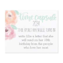Kapselkort för födelsedags