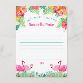 Kapselkort för första födelsedagstid tilläggskort