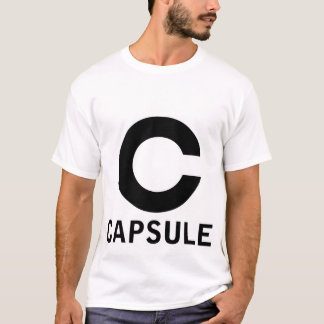 Kapsellogotyputslagsplats (den svart grafisk, tee shirt