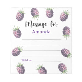 Kapselmeddelande för björnfödelsedag anteckningsblock