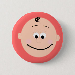 Kapskids Baby Ansikte Button Badge Knapp
