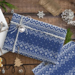 Kapslad Stitch Mönster5 - marinblått ID208 Presentpapper<br><div class="desc">För en helgdag roligt,  sätt ihop din gåva i detta "Ugly Sweater" sticka mönster som har traditionell geometri i marinblått och vitt. Sök i ID208 om du vill se ytterligare produkter med den här designen och mer stickat mönster.</div>