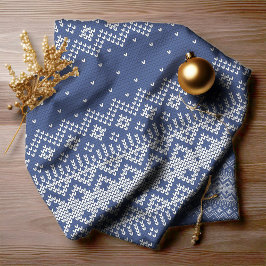 Kapslad Stitch Mönster5 - marinblått ID208 Tyg