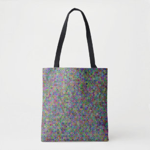 Kapslade cirklar Medium Tote Bag Tygkasse