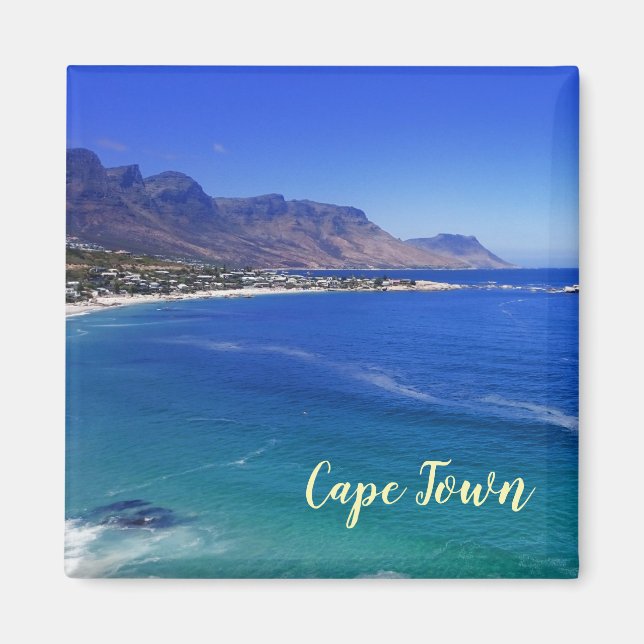 Kapstaden 12 Apostles Ocean View Ligcape Magnet (Framsidan)