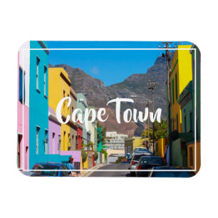 Kapstaden Bo-Kaap Cityscape South Afrika Magnet
