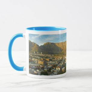 Kapstaden Cityscape med Bord Mugg
