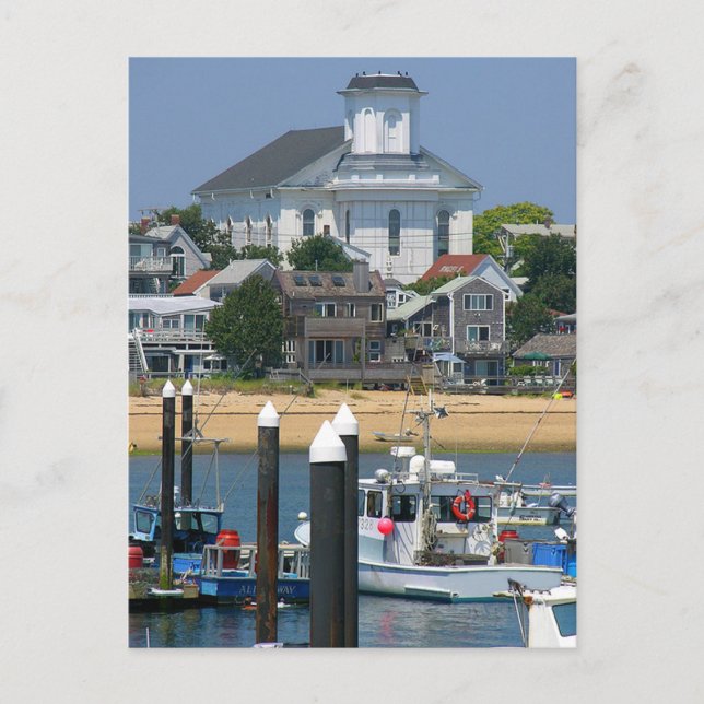 Kapstaden Provincetown Massachusetts Post Card Vykort (Framsida)