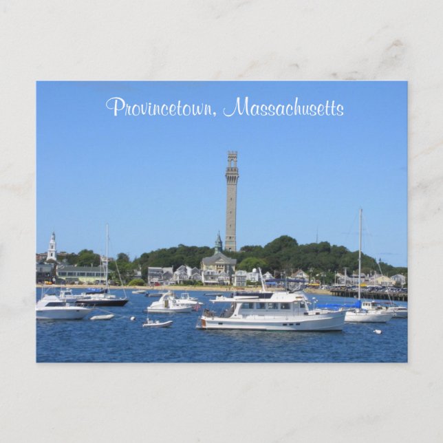 Kapstaden Provincetown Massachusetts Post Card Vykort (Framsida)