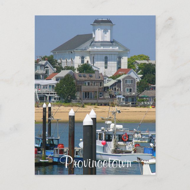 Kapstaden Provincetown Massachusetts Post Card Vykort (Framsida)