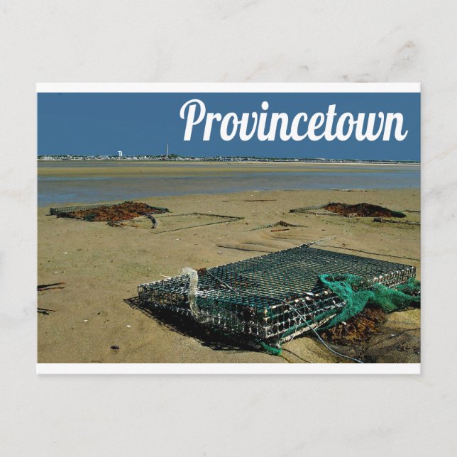 Kapstaden Provincetown Massachusetts Post Card Vykort (Framsida)