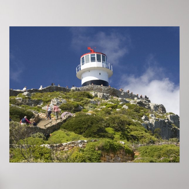 Kapstaden, södra Afrikan. En fyr på Poster (Framsidan)