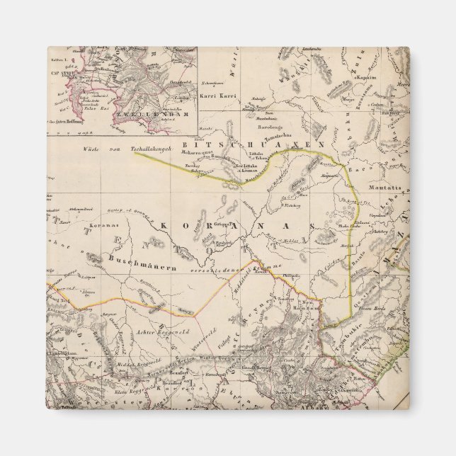 Kapstaden, södra Afrikan Magnet (Framsidan)