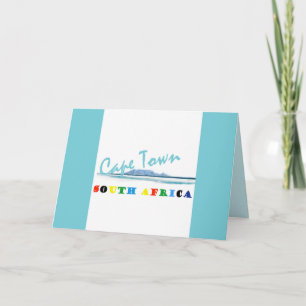 Kapstaden South Afrika Greeting Card Kort