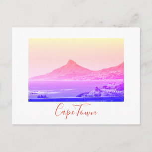 Kapstaden South Afrika Lejona havet Vykort