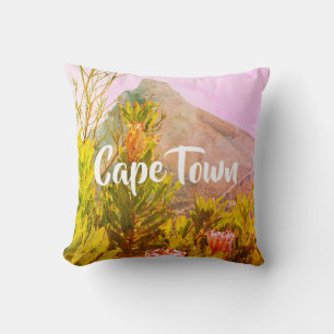 Kapstaden South Afrika Protea Lejon's Head Kudde