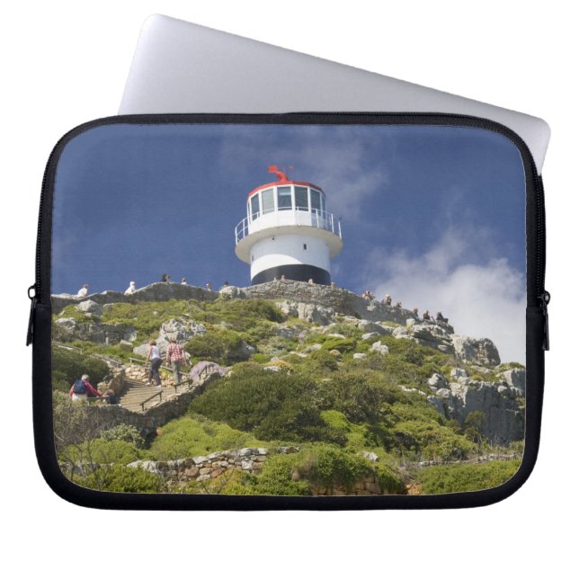 Kapstaden, Sydafrika. En fyr på Laptop Sleeve (Framsidan)