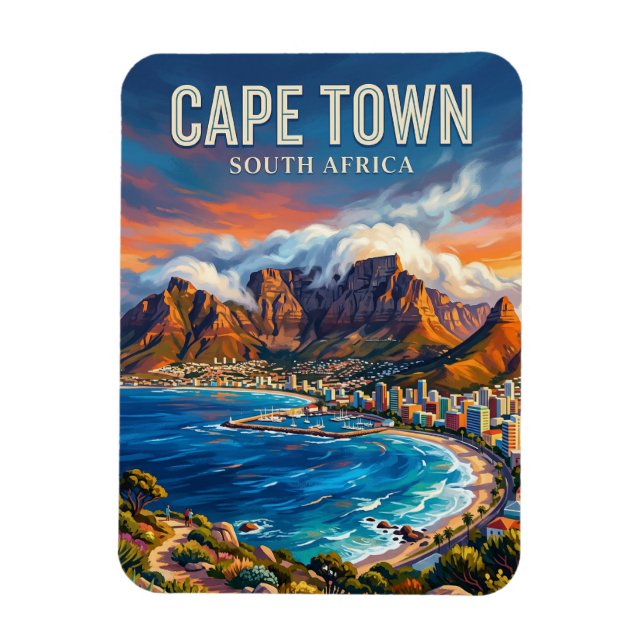 Kapstaden Sydafrika Magnet (Vertikal)