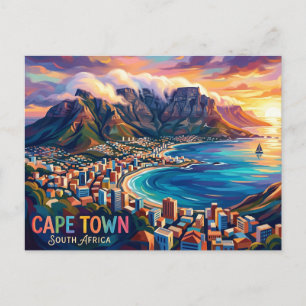 Kapstaden Sydafrika Vykort