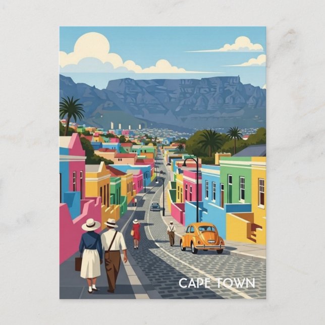 Kapstaden Sydafrika Vykort (Framsida)