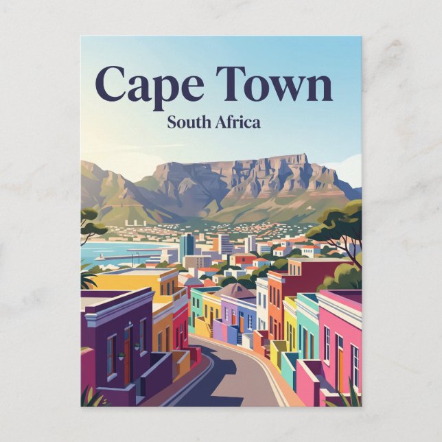 Kapstaden Sydafrika Vykort (Framsida)