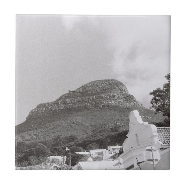 Kapstaden ZA Sydafrika Lejonets huvud Kakelplatta (Framsidan)