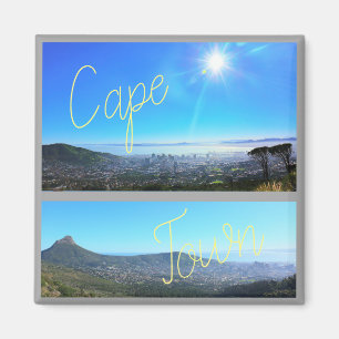 Kapstaden ZA Sydafrika Ocean Panorama Magnet