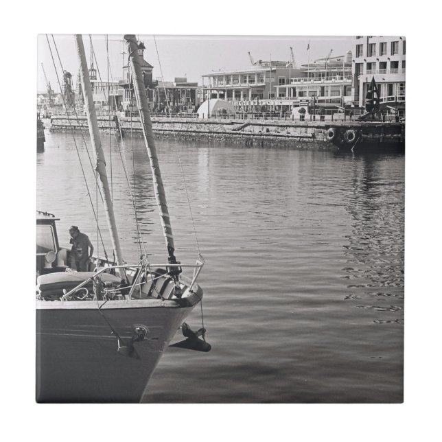 Kapstaden ZA Sydafrika V&A Waterfront Kakelplatta (Framsidan)