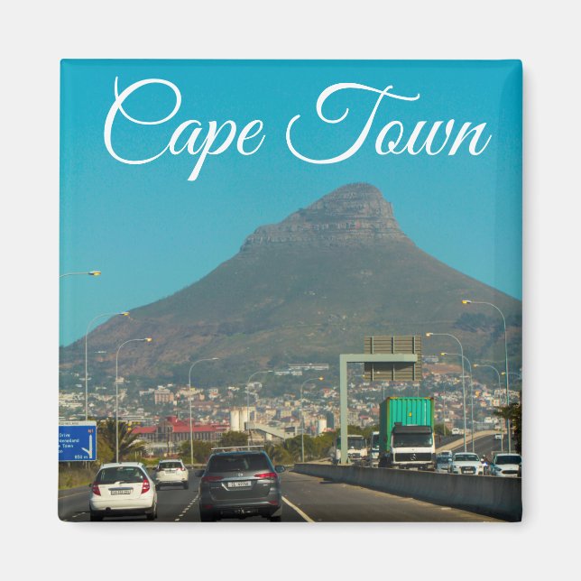 Kapstadens Lejona chef ZA South Afrika Magnet (Framsidan)
