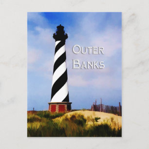 Kapstadsluckans fyr Poster text utanför Banker Vykort